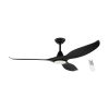 noosa 52" ceiling fan black with light