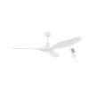 noosa 52" ceiling fan white with light