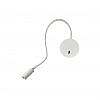 ADLW EYE WALL LIGHT WH WITH SWITCH