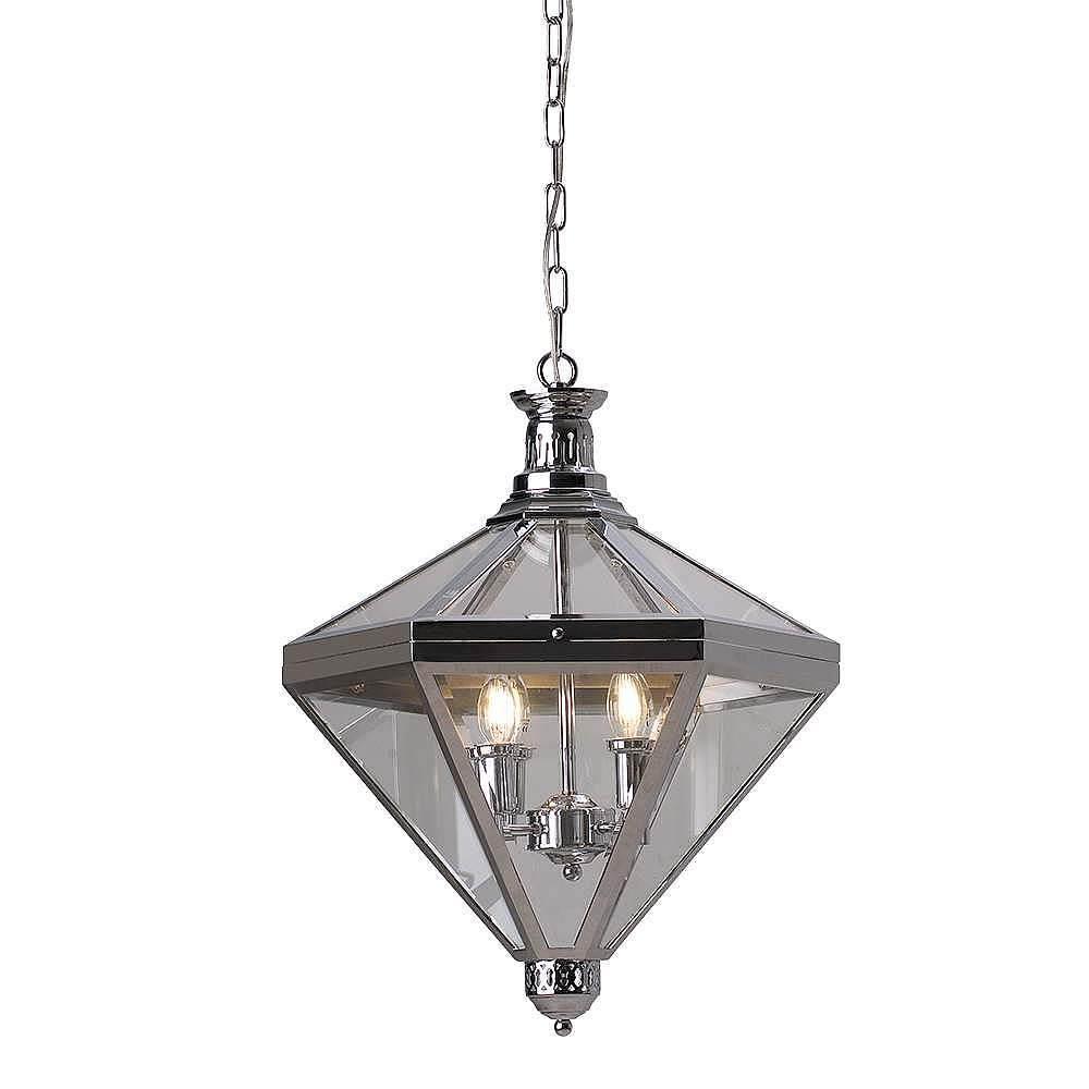 Diamond shape pendant light deals
