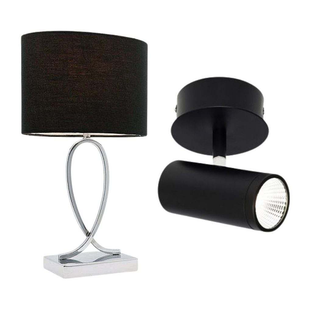 Touch Lamp and Wall Lights