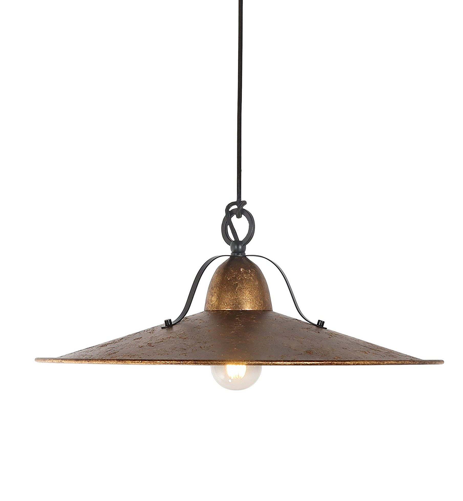 Adlp Benson Pendant Large Aged Gold Leaf Decor Lighting