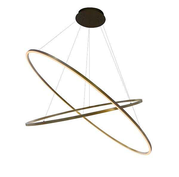 Oval 2 Pendant gold Oval 2 Pendant gold