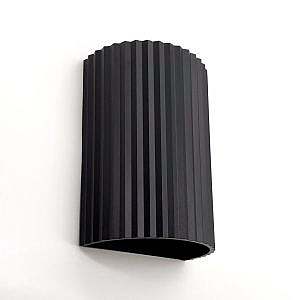 Ribbed Edge Half black
