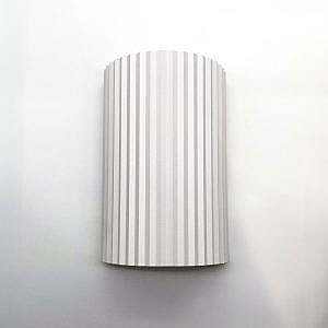Ribbed Edge Half white