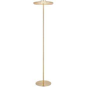 Amity floor lamp brass/amber