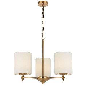 Argos 3 light brass/white