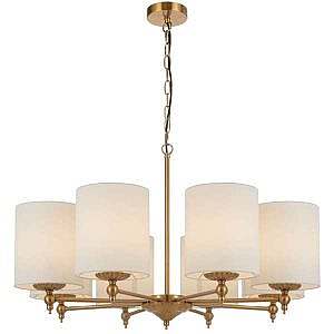 Argos 5 light brass/white