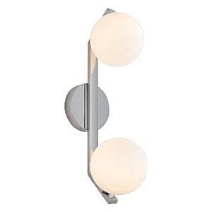 Rayna 2 light wall bracket chrome/opal