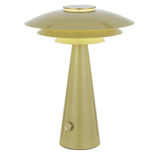 Halvik table lamp green