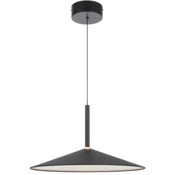 [BENITO PE48-BKWH] BENITO 48CM PENDANT LIGHT LARGE (BLACK)
