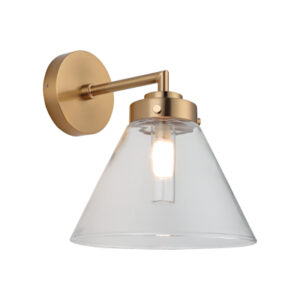 Matisse wall  light gold clear glass