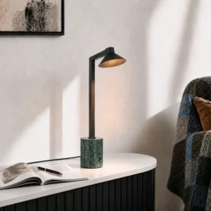 Satrom Black/ Green touch table Lamp